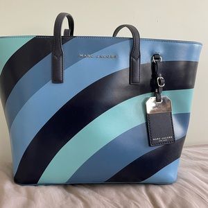 Marc Jacobs New York Leather tote blues